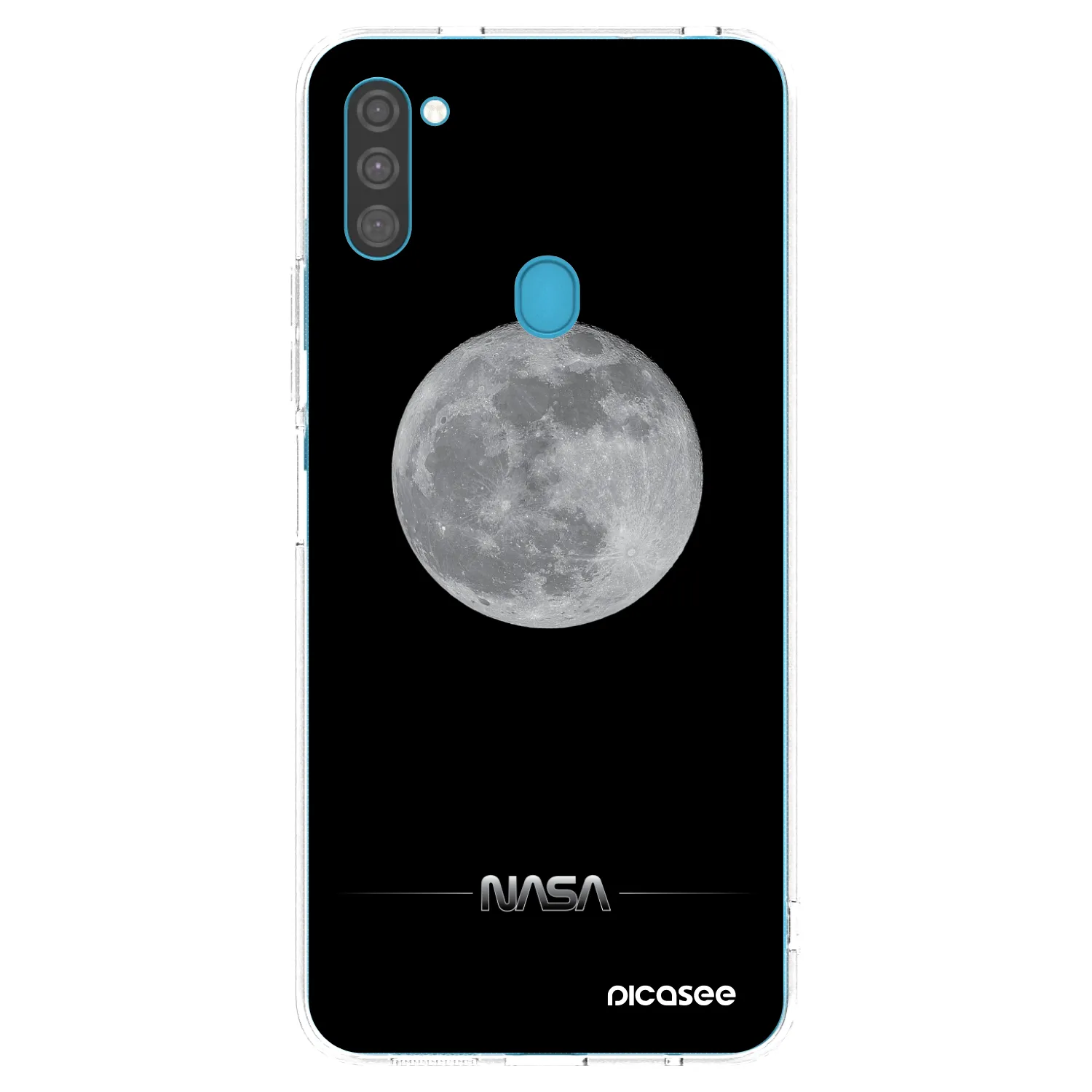 Picasee husă transparentă din silicon pentru Samsung Galaxy M11 - Moon Minimal