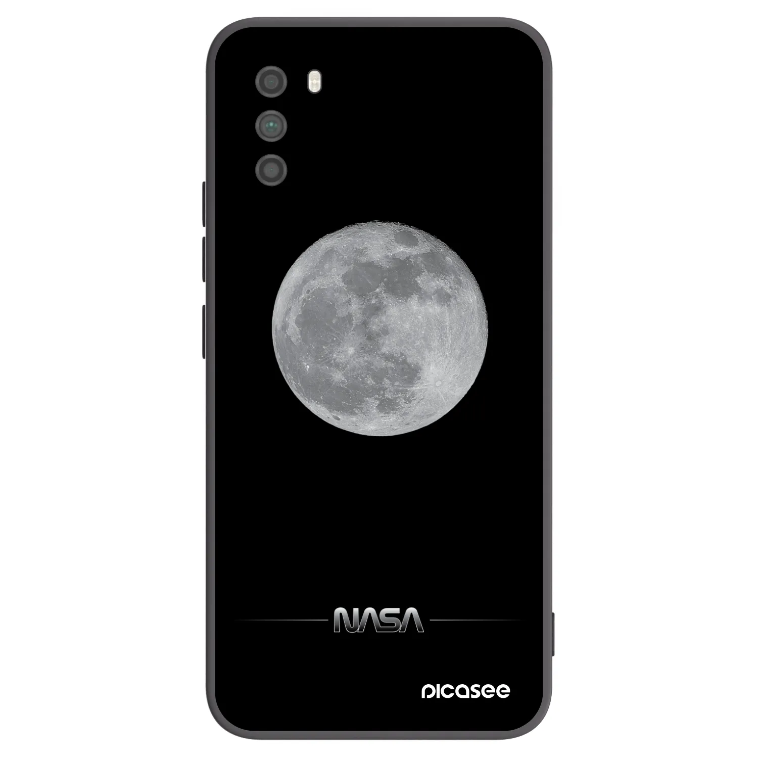 Picasee husă neagră din silicon pentru Xiaomi Poco M3 - Moon Minimal