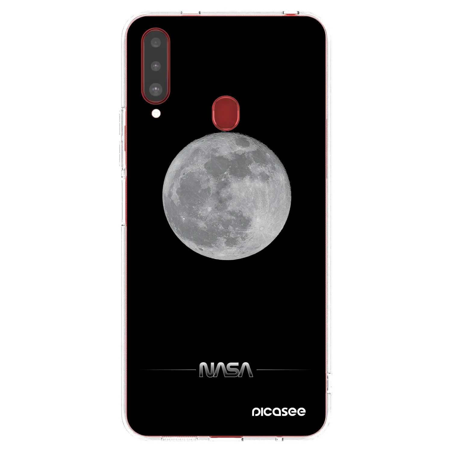 Picasee husă transparentă din silicon pentru Samsung Galaxy A20s - Moon Minimal