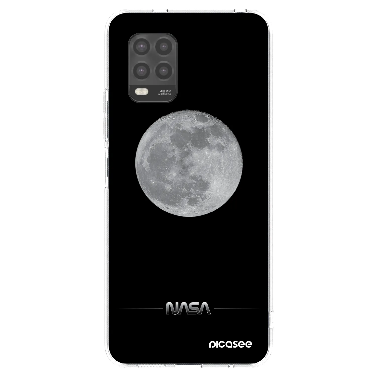 Picasee husă transparentă din silicon pentru Xiaomi Mi 10 Lite - Moon Minimal