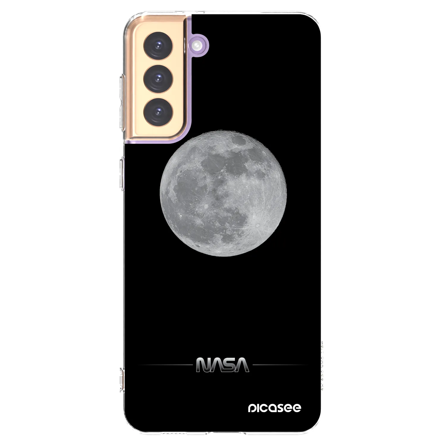 Picasee husă transparentă din silicon pentru Samsung Galaxy S21+ 5G G996F - Moon Minimal