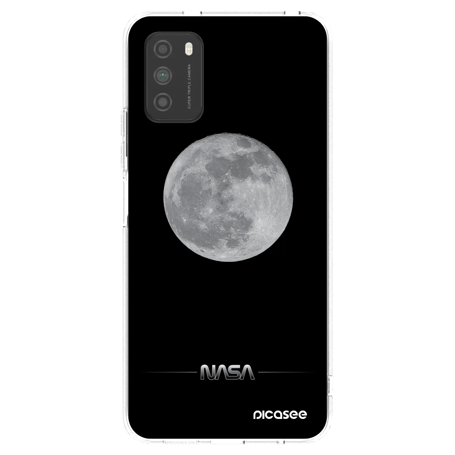 Picasee husă transparentă din silicon pentru Xiaomi Poco M3 - Moon Minimal