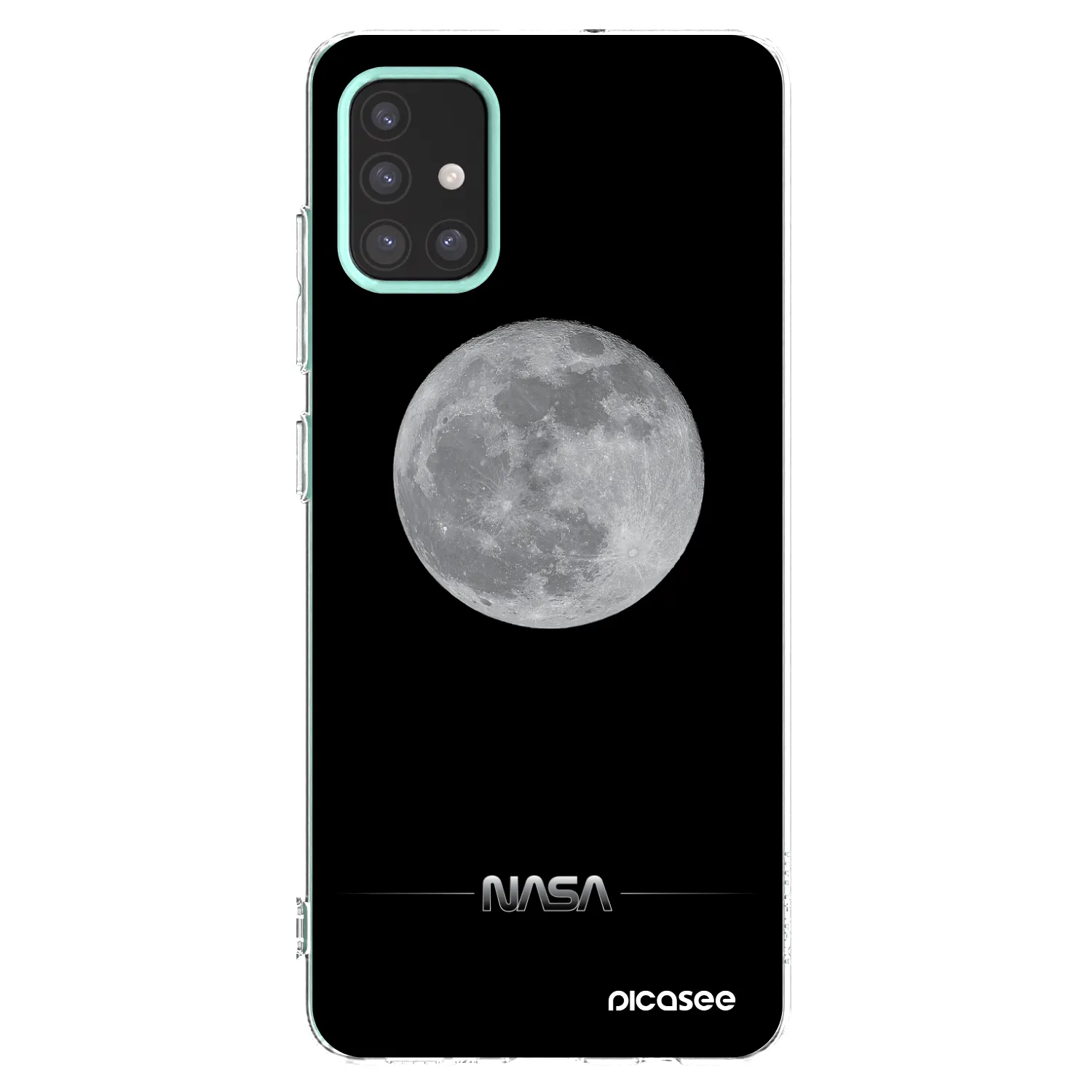 Picasee husă transparentă din silicon pentru Samsung Galaxy M31s - Moon Minimal