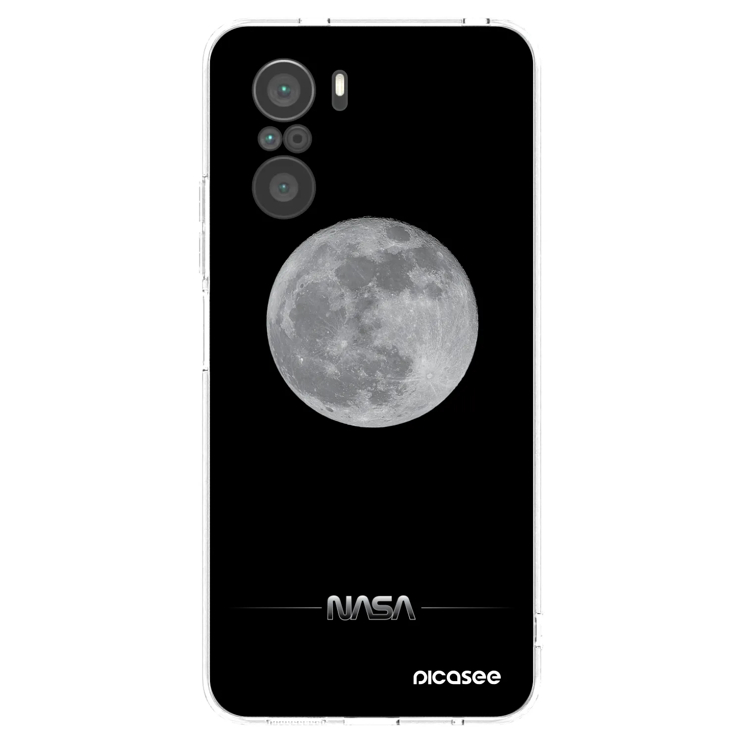 Picasee husă transparentă din silicon pentru Xiaomi Poco F3 - Moon Minimal