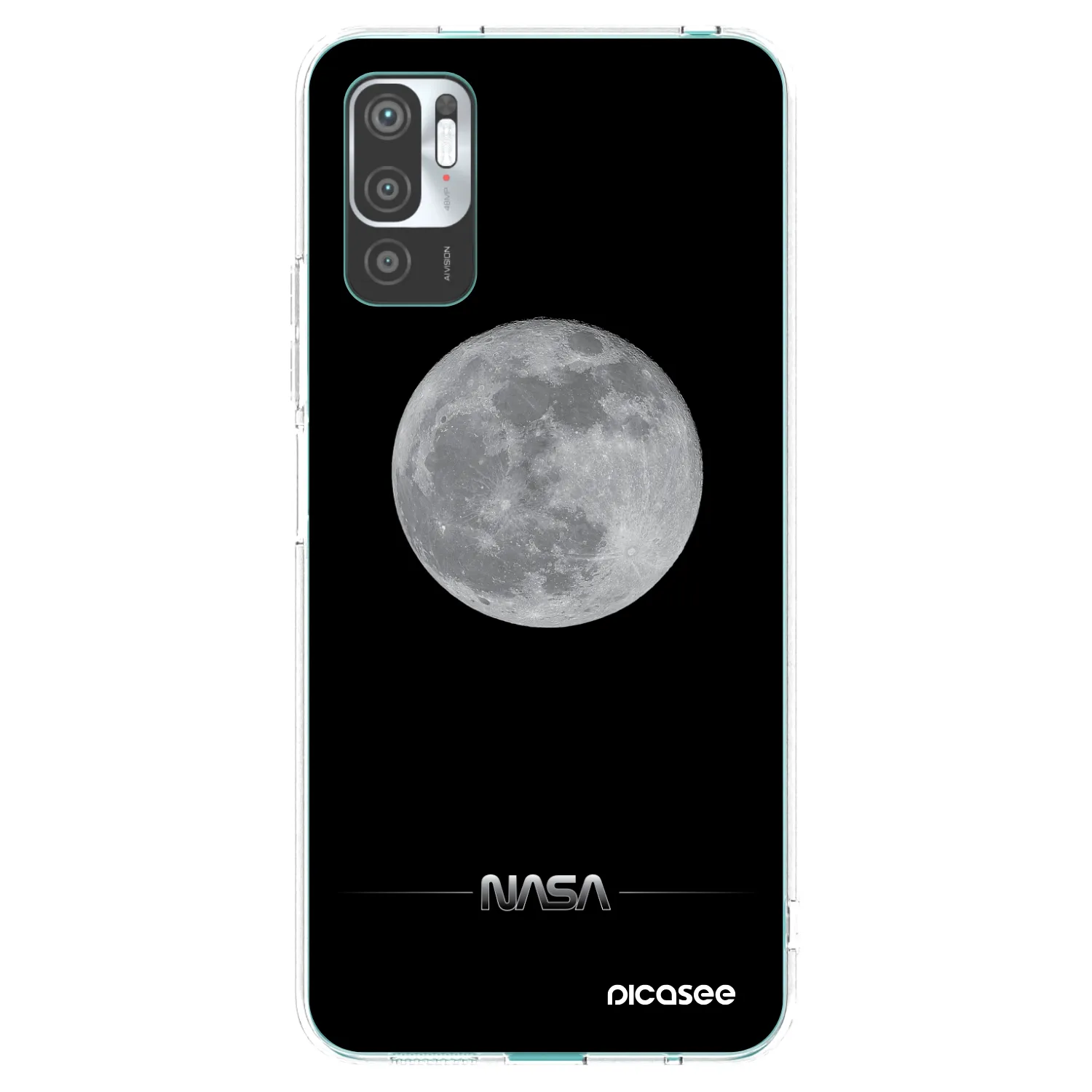 Picasee husă transparentă din silicon pentru Xiaomi Redmi Note 10 5G - Moon Minimal