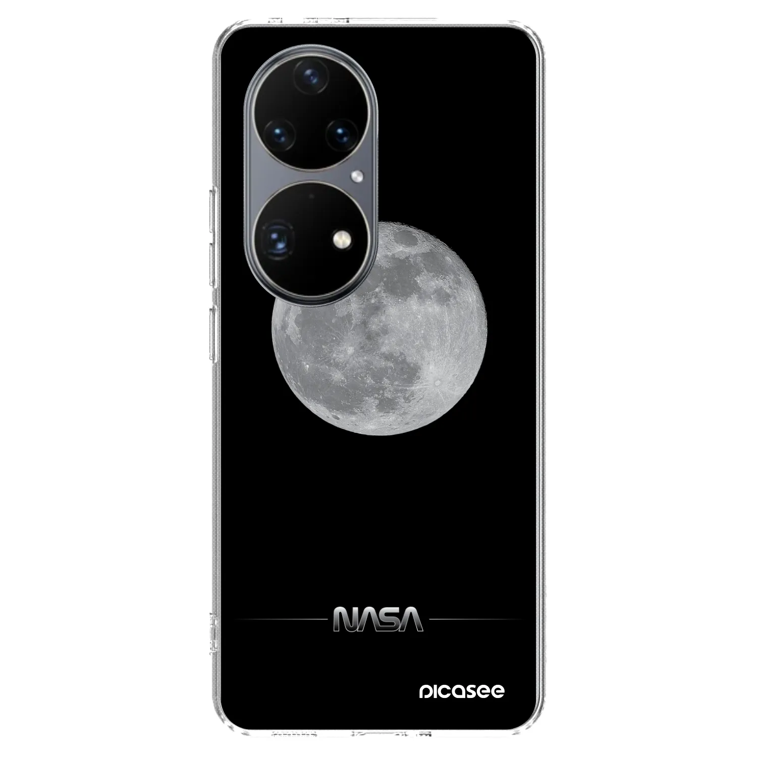 Picasee husă transparentă din silicon pentru Huawei P50 - Moon Minimal