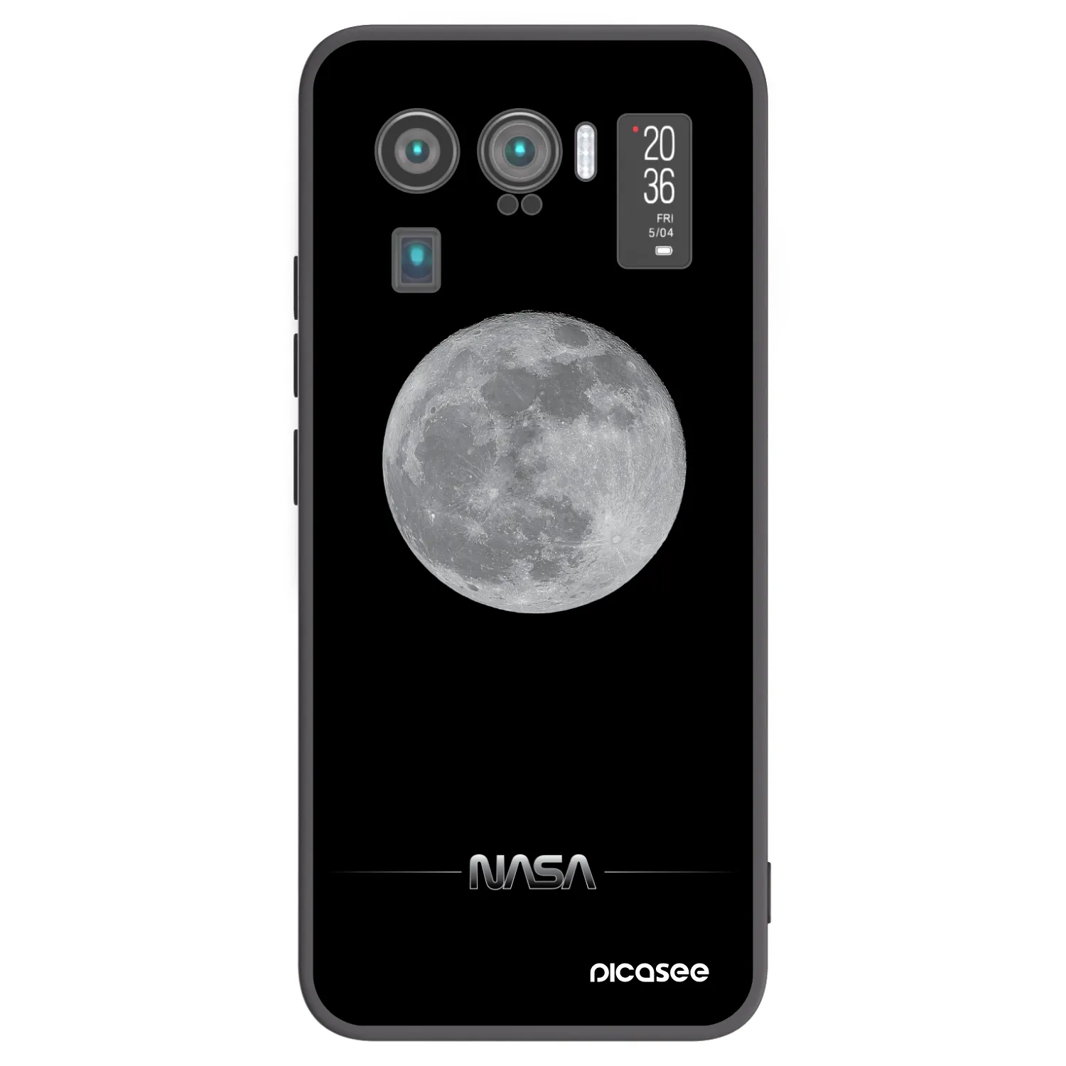 Picasee husă neagră din silicon pentru Xiaomi Mi 11 Ultra - Moon Minimal