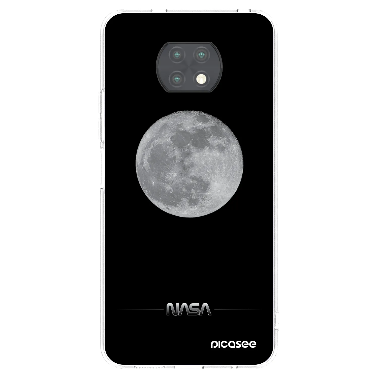 Picasee husă transparentă din silicon pentru Xiaomi Redmi Note 9T - Moon Minimal