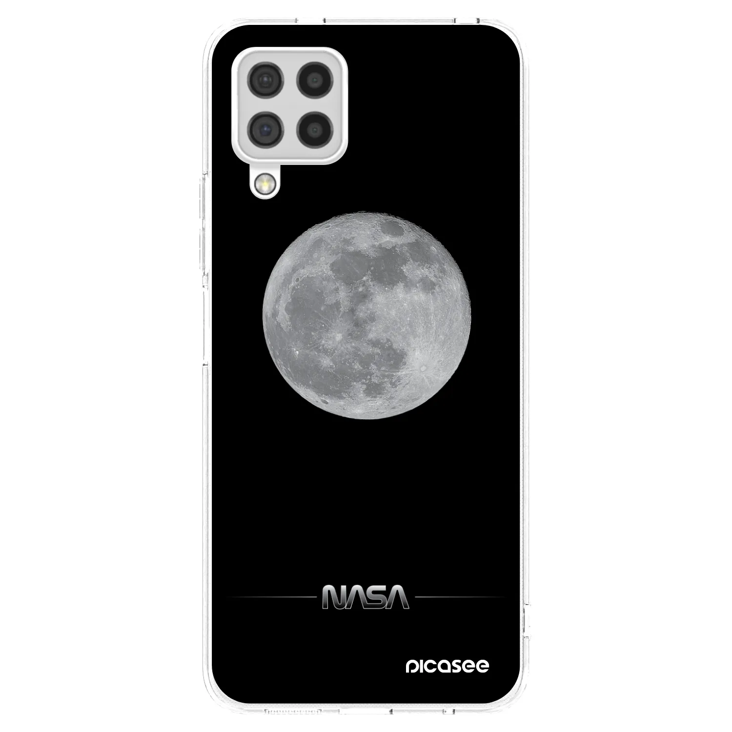 Picasee husă transparentă din silicon pentru Samsung Galaxy A22 A225F 4G - Moon Minimal