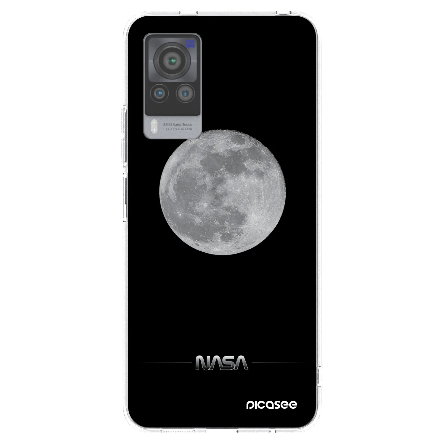 Picasee husă transparentă din silicon pentru Vivo X60 Pro 5G - Moon Minimal