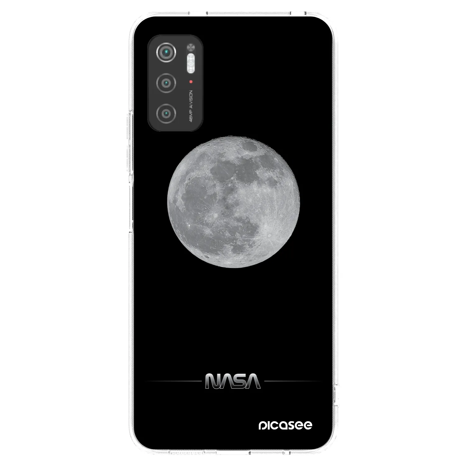 Picasee husă transparentă din silicon pentru Xiaomi Poco M3 Pro 5G - Moon Minimal