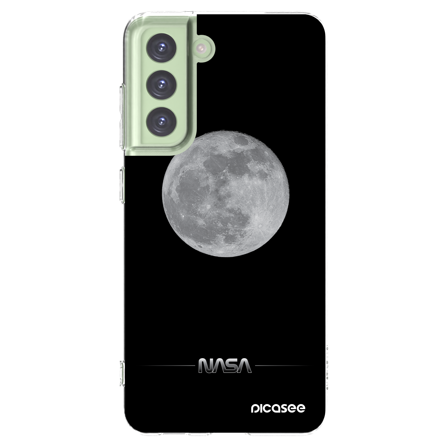 Picasee husă transparentă din silicon pentru Samsung Galaxy S21 FE 5G - Moon Minimal