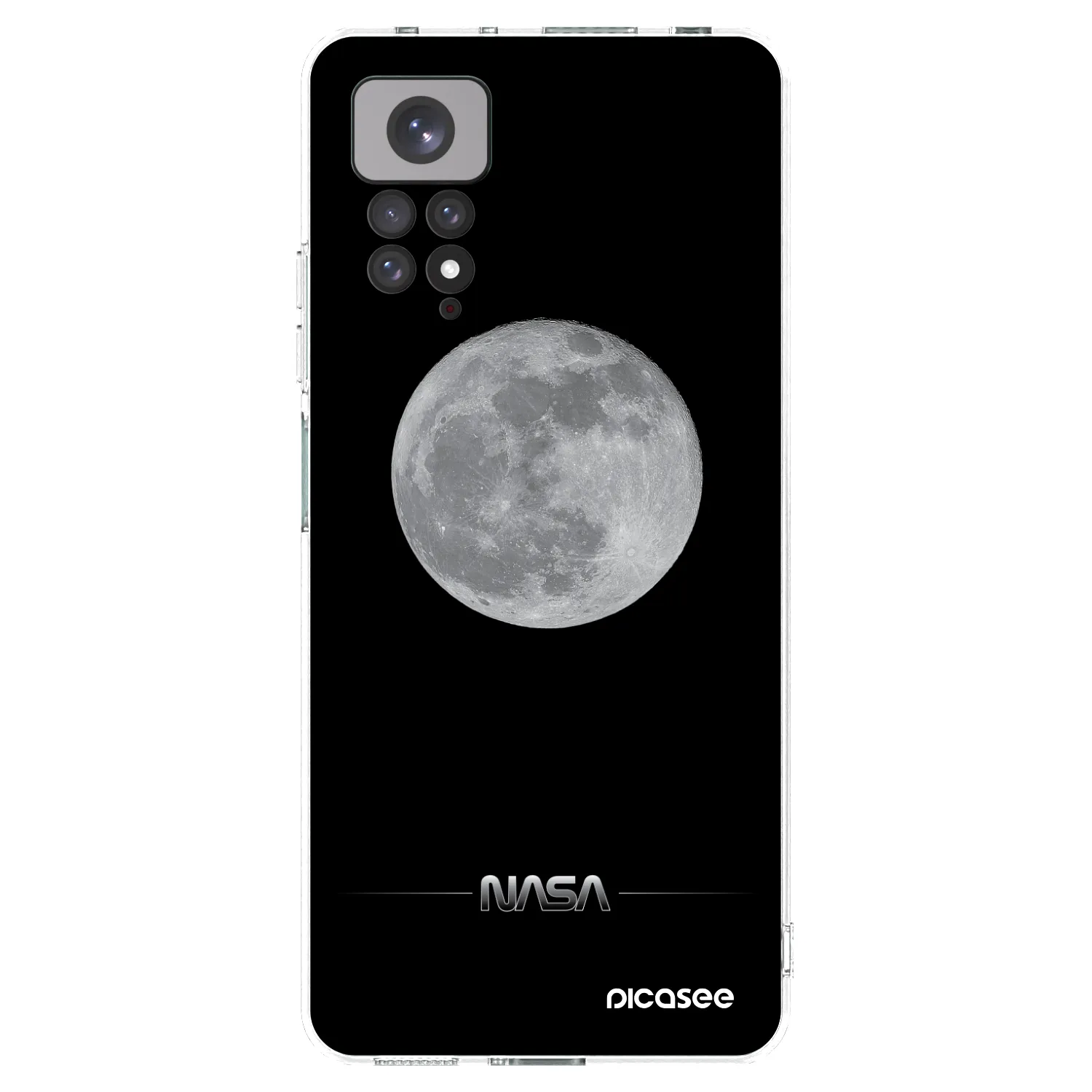 Picasee husă transparentă din silicon pentru Xiaomi Redmi Note 11 - Moon Minimal