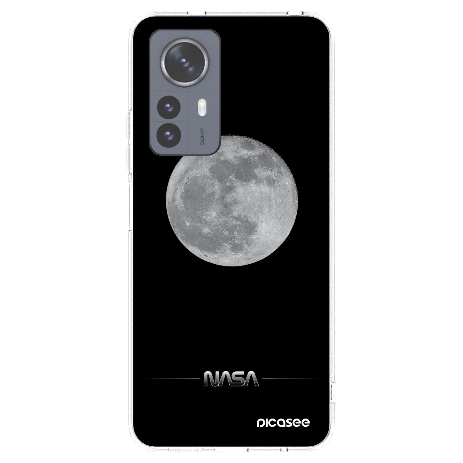 Picasee husă transparentă din silicon pentru Xiaomi 12 Pro - Moon Minimal
