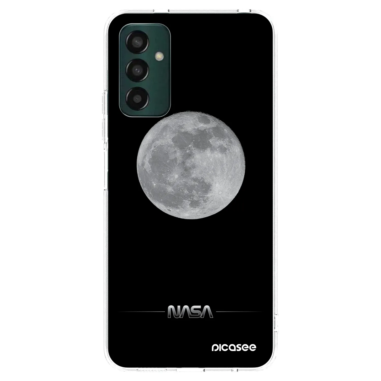 Picasee husă transparentă din silicon pentru Samsung Galaxy M13 M135F - Moon Minimal