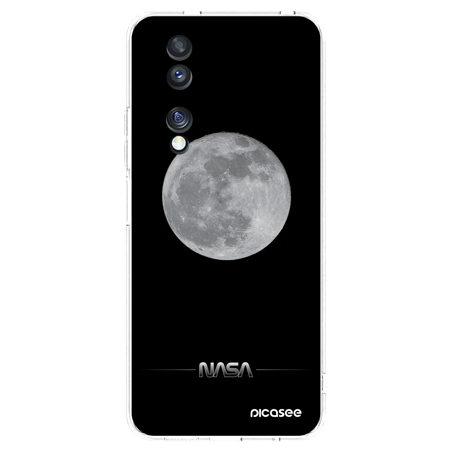 Picasee husă transparentă din silicon pentru Honor 70 - Moon Minimal