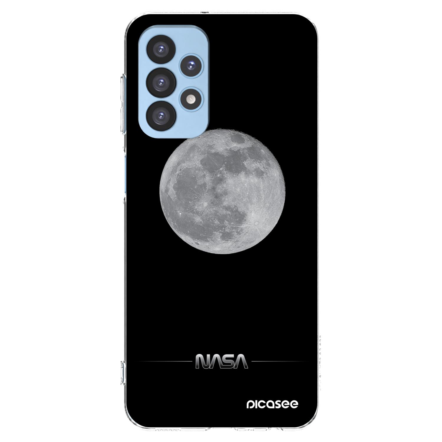 Picasee husă transparentă din silicon pentru Samsung Galaxy A23 A235F 4G - Moon Minimal