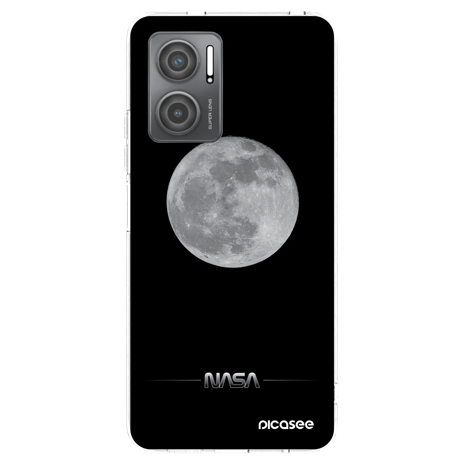 Picasee husă transparentă din silicon pentru Xiaomi Redmi 10 5G - Moon Minimal