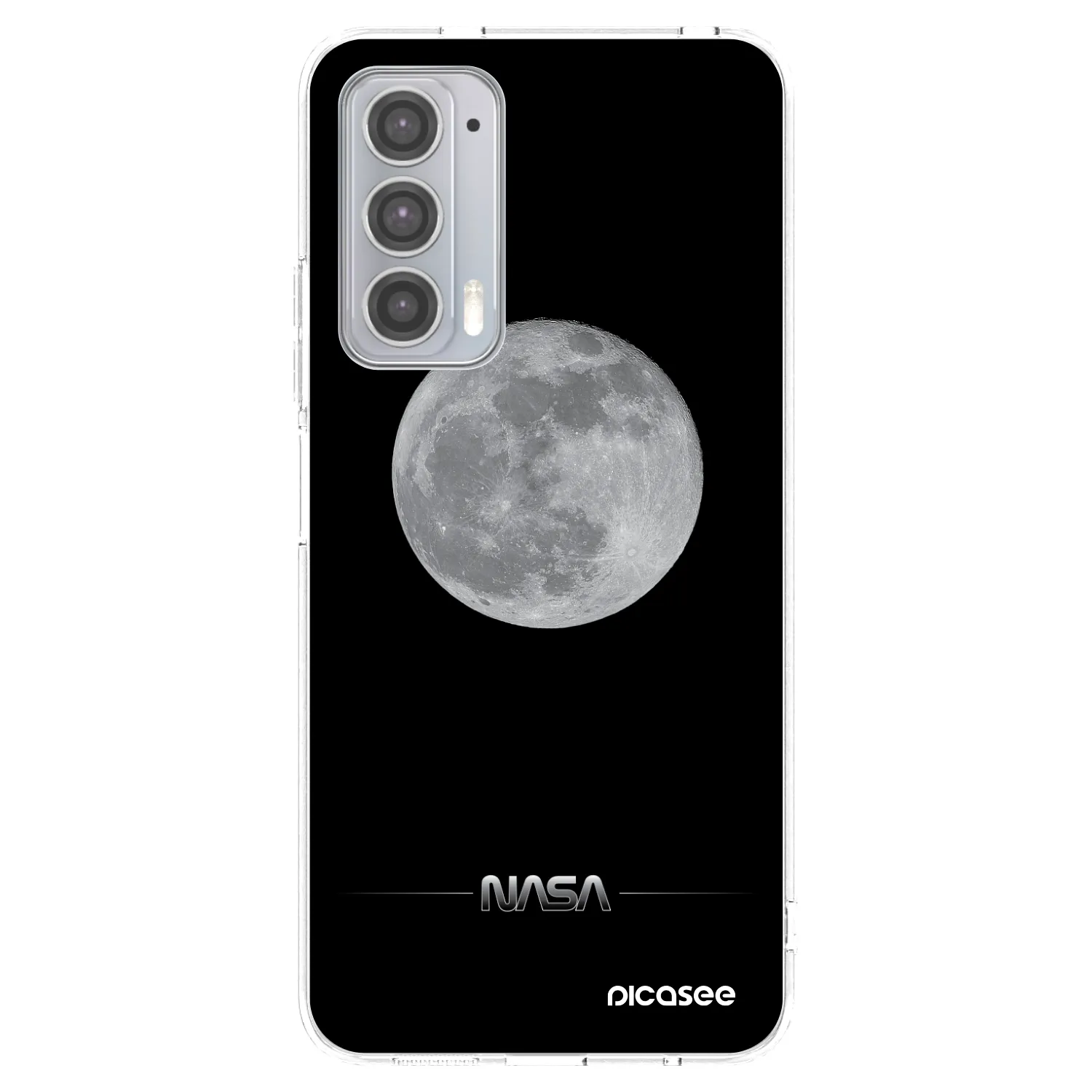 Picasee husă transparentă din silicon pentru Motorola Edge 20 - Moon Minimal
