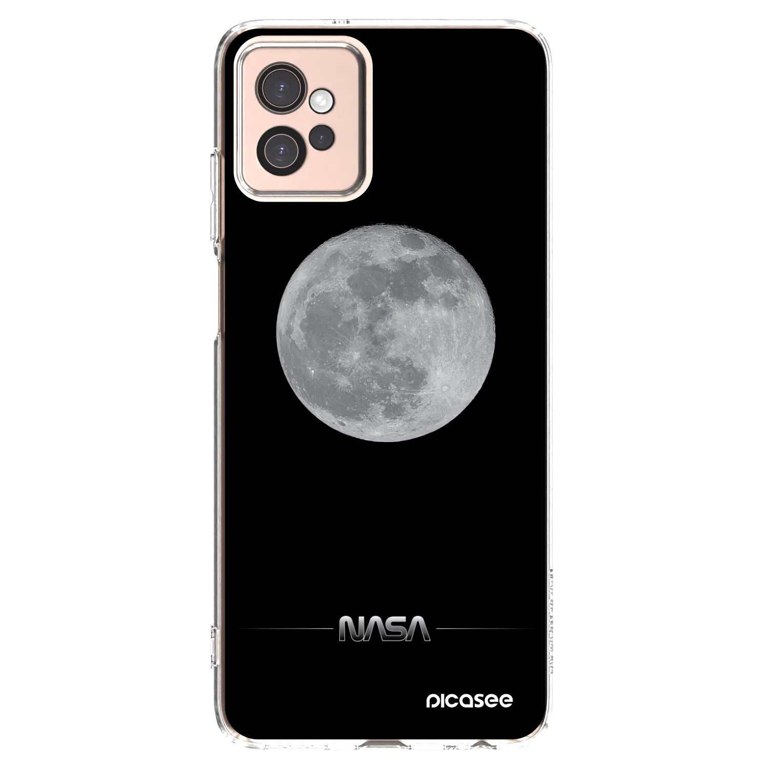 Picasee husă transparentă din silicon pentru Motorola Moto G32 - Moon Minimal