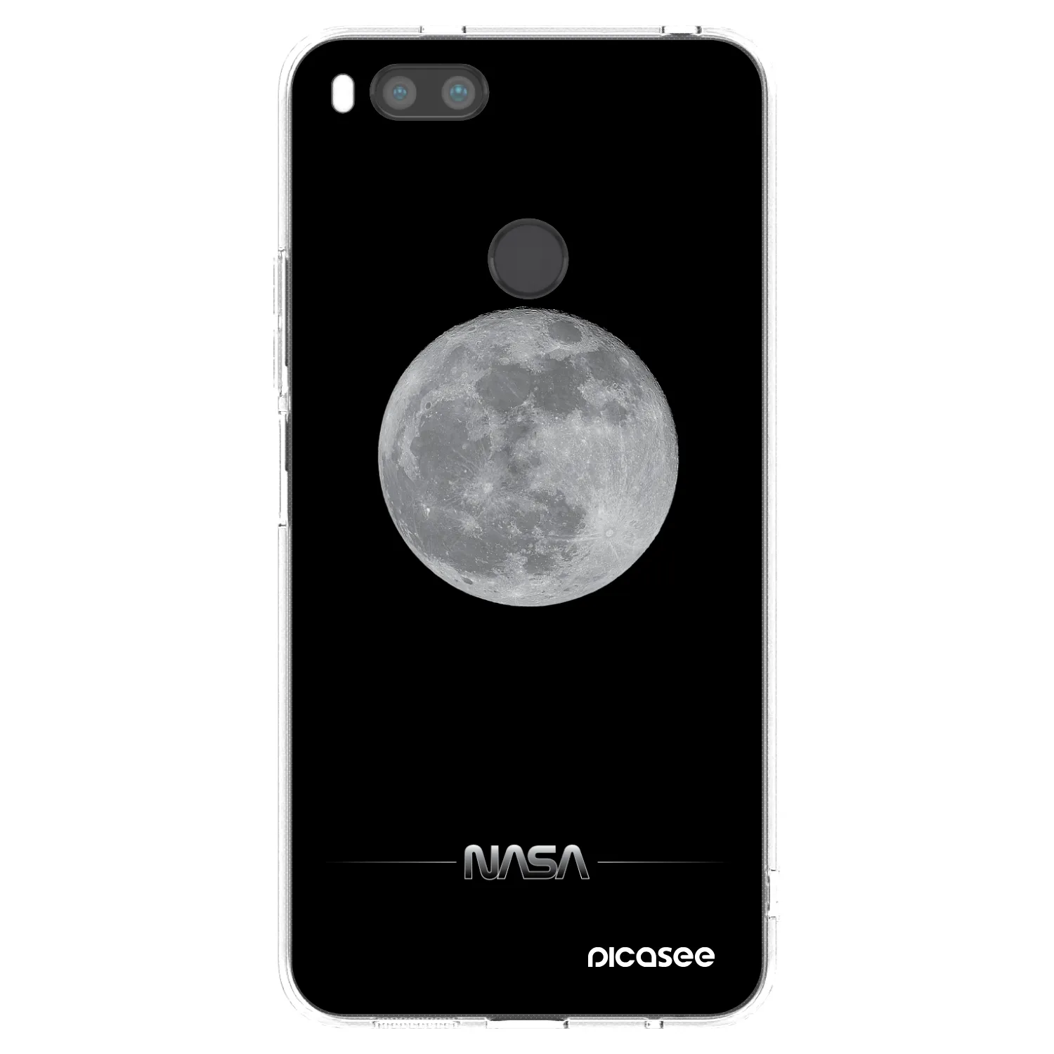 Picasee husă transparentă din silicon pentru Xiaomi Redmi A1 - Moon Minimal