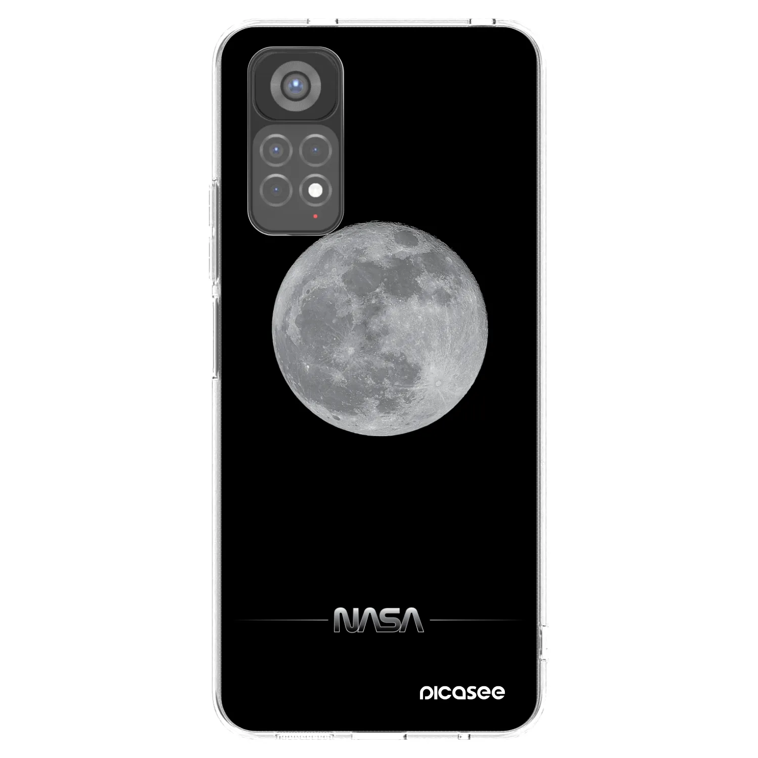 Picasee husă transparentă din silicon pentru Xiaomi Redmi Note 11S 5G - Moon Minimal