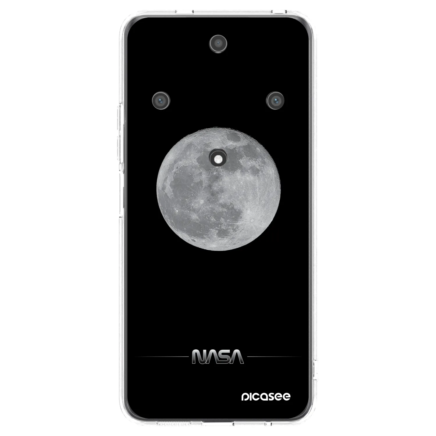 Picasee husă transparentă din silicon pentru Honor Magic5 Lite 5G - Moon Minimal