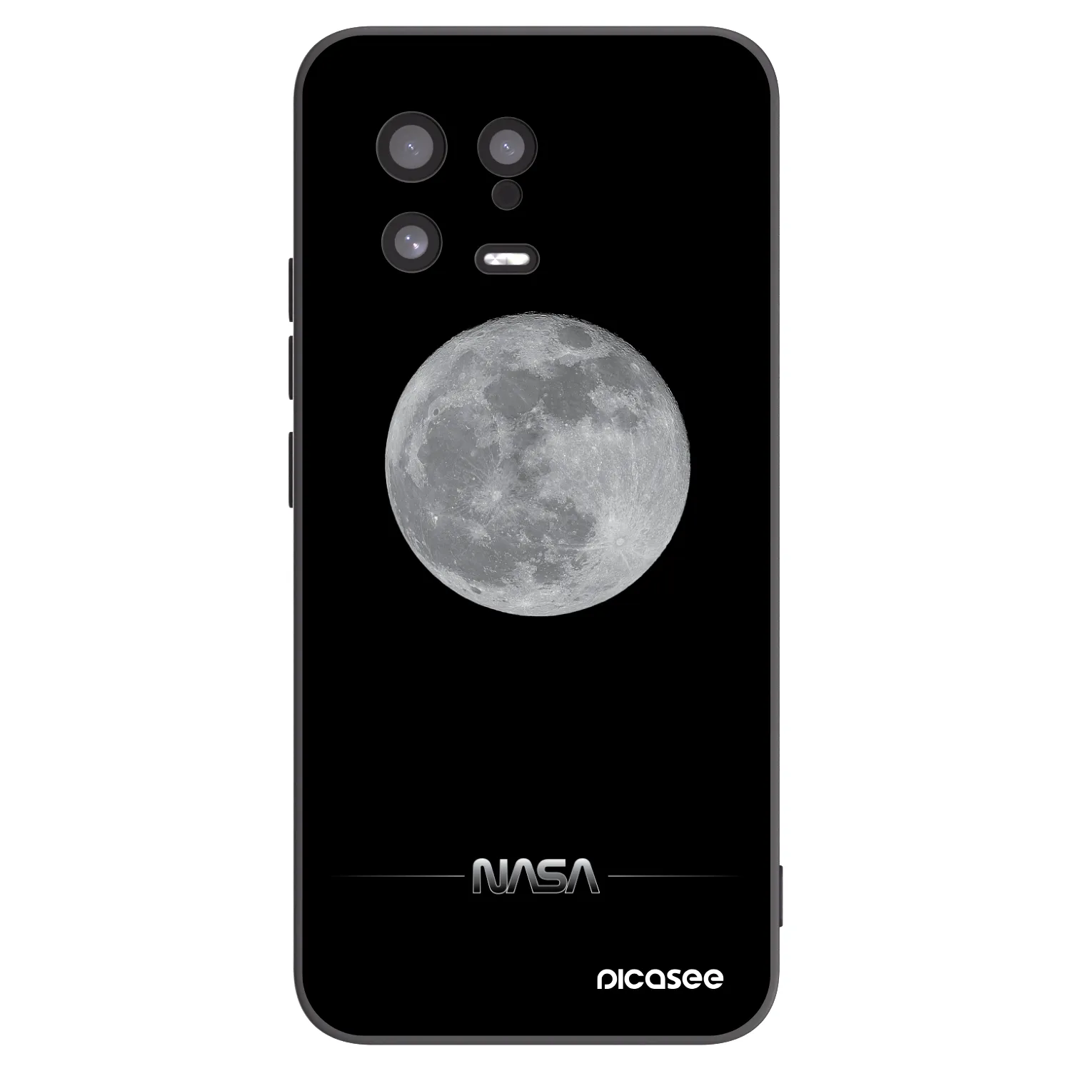 Picasee husă neagră din silicon pentru Xiaomi 13 - Moon Minimal