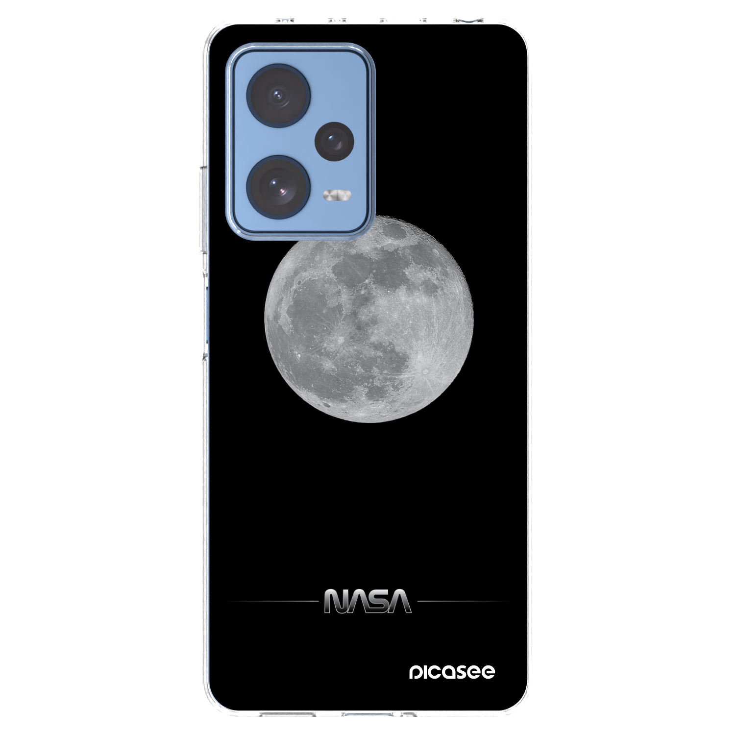 Picasee husă transparentă din silicon pentru Xiaomi Redmi Note 12 Pro 5G - Moon Minimal