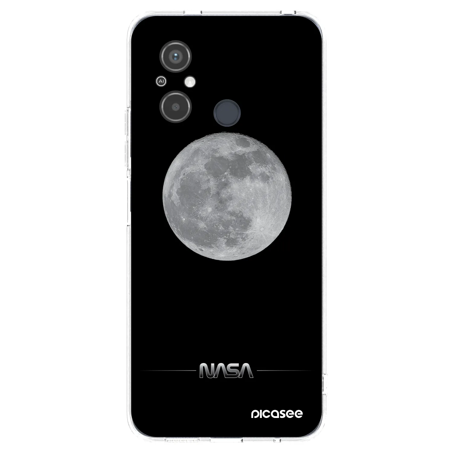 Picasee husă transparentă din silicon pentru Xiaomi Redmi 12C - Moon Minimal