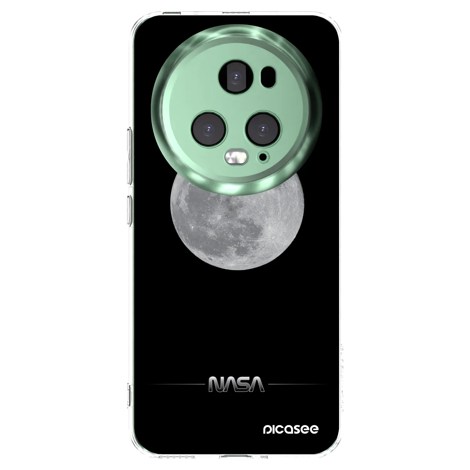 Picasee husă transparentă din silicon pentru Honor Magic5 Pro - Moon Minimal