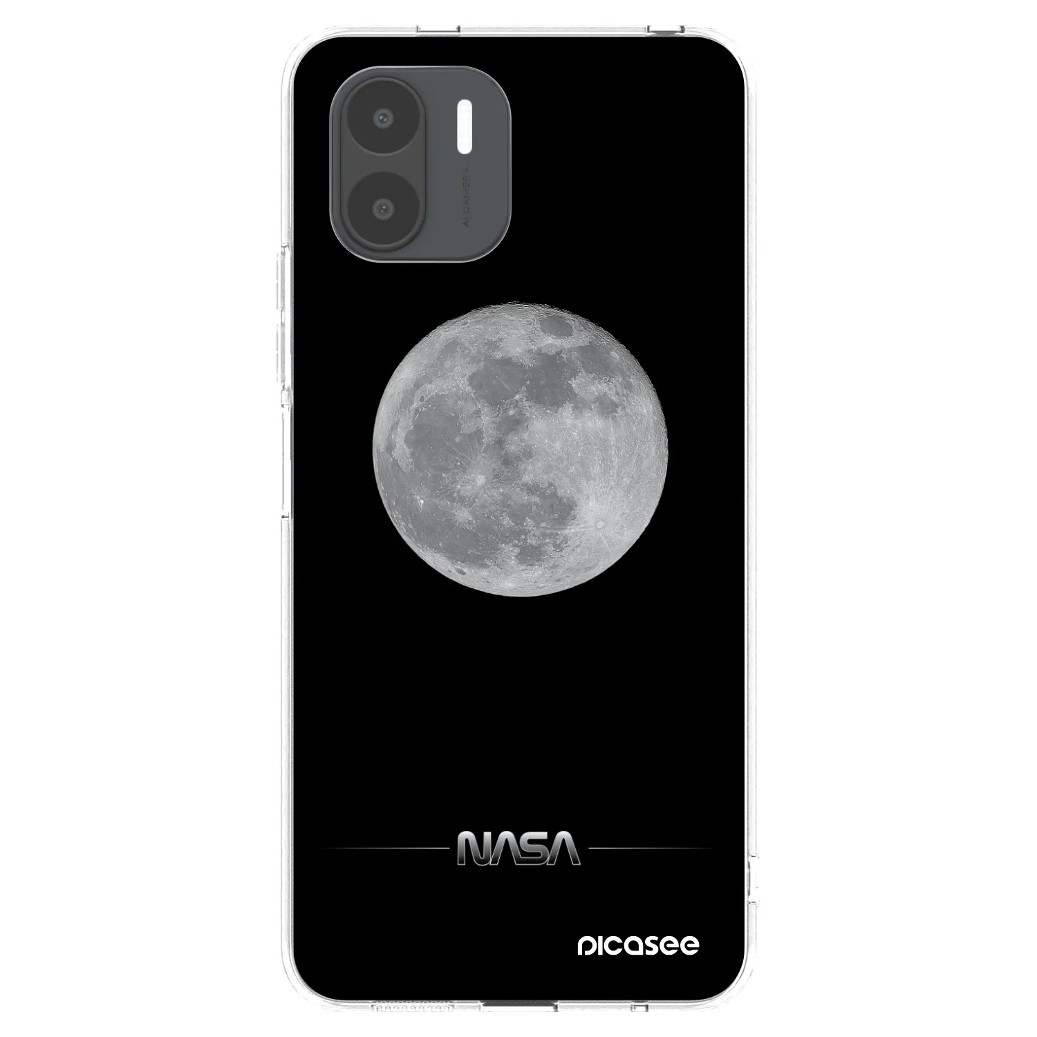 Picasee husă transparentă din silicon pentru Xiaomi Redmi A2 - Moon Minimal