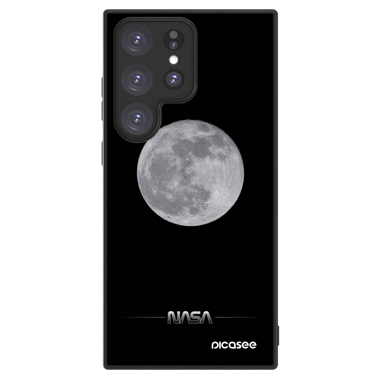Picasee ULTIMATE CASE PowerShare pentru Samsung Galaxy S23 Ultra 5G - Moon Minimal