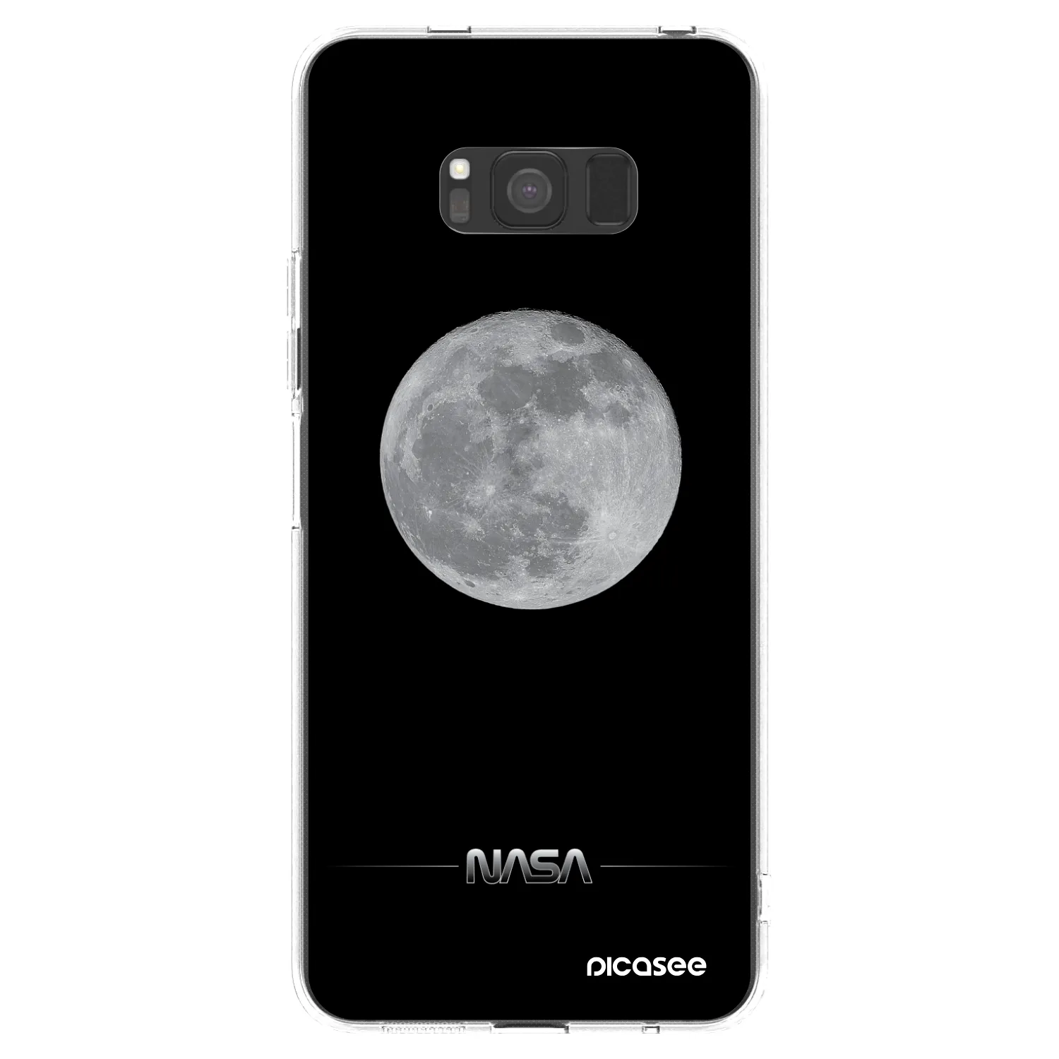 Picasee husă transparentă din silicon pentru Samsung Galaxy S8 G950F - Moon Minimal