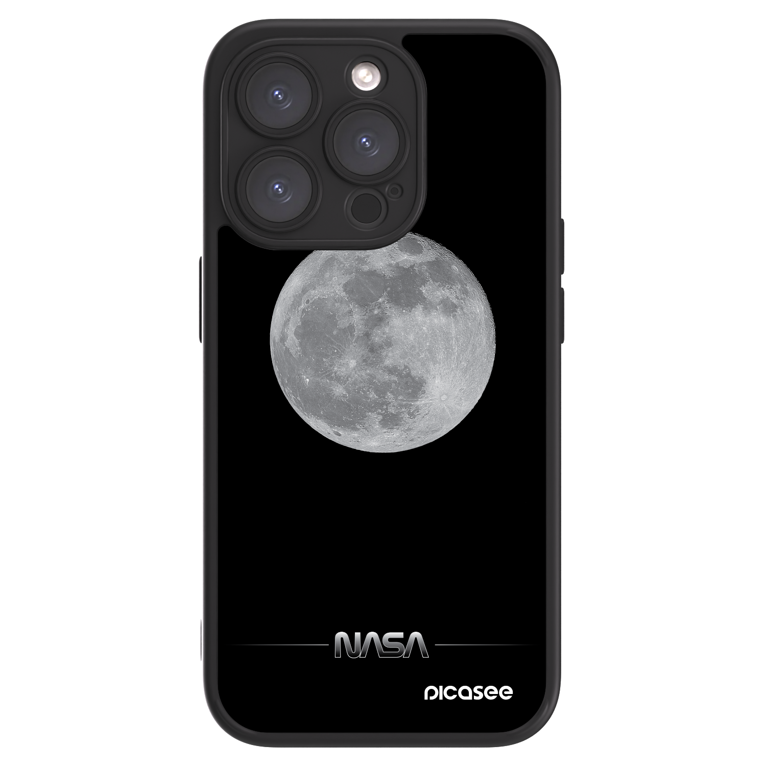Picasee ULTIMATE CASE MagSafe pentru Apple iPhone 15 Pro - Moon Minimal