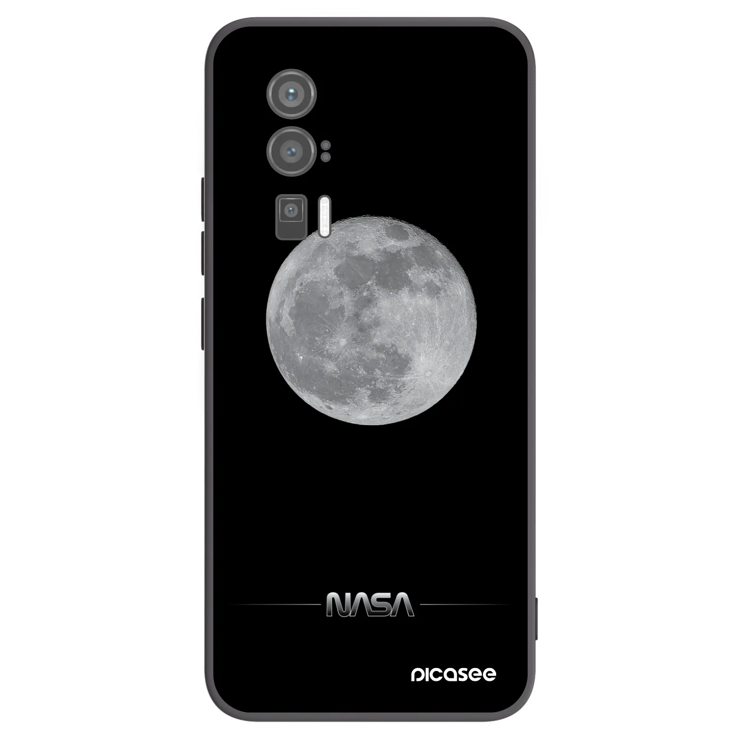 Picasee husă neagră din silicon pentru Xiaomi Poco F5 Pro 5G - Moon Minimal