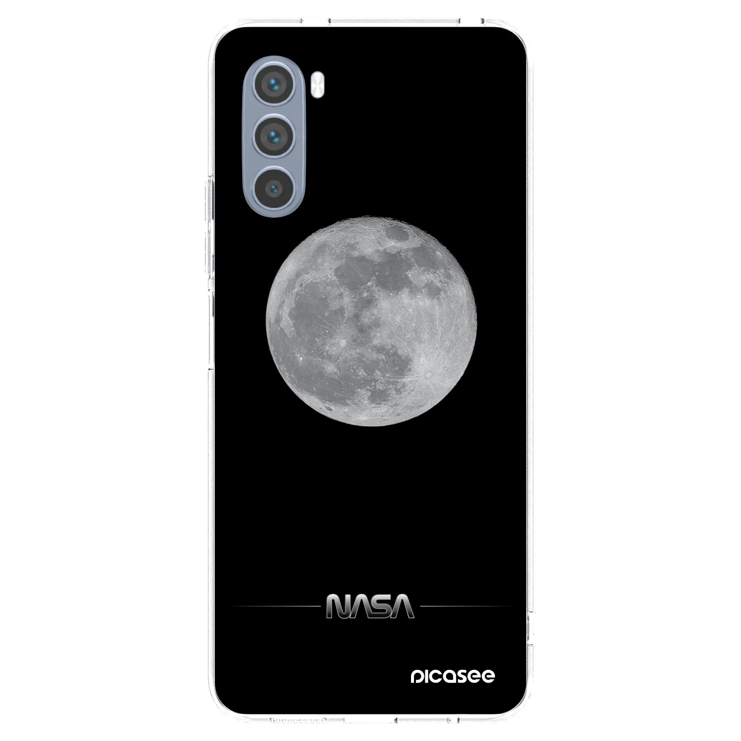 Picasee husă transparentă din silicon pentru Motorola Moto G62 - Moon Minimal