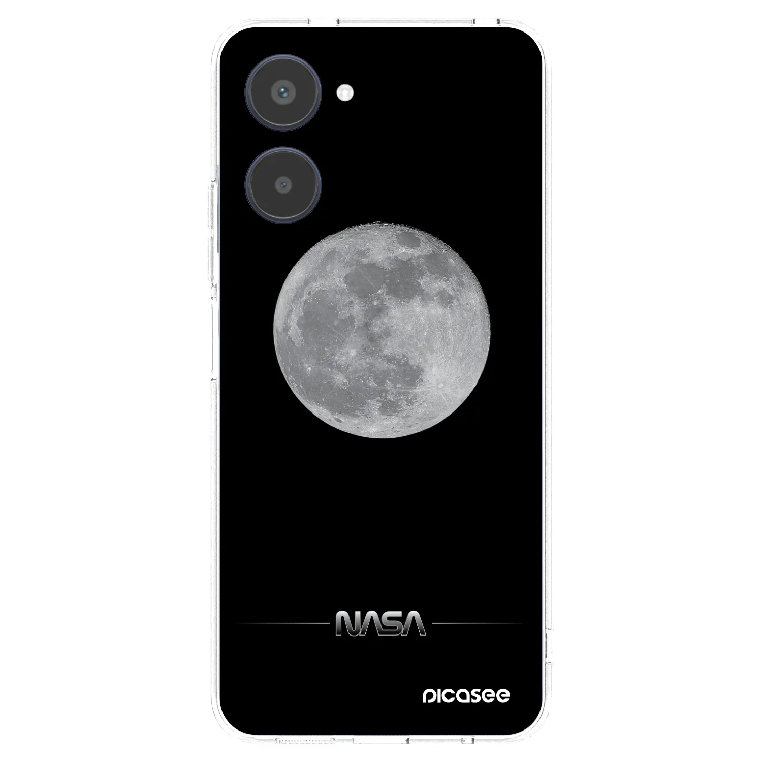 Picasee husă transparentă din silicon pentru Realme 10 4G - Moon Minimal