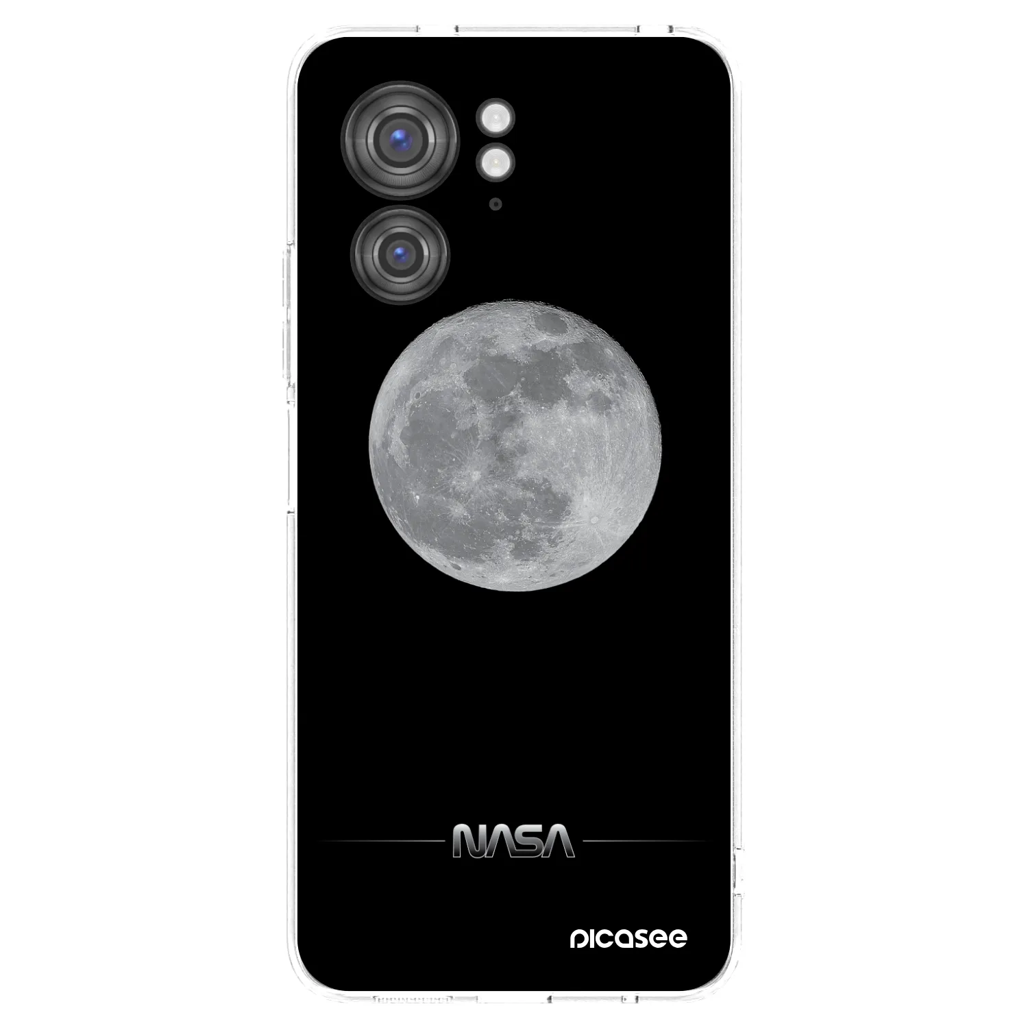 Picasee husă transparentă din silicon pentru Motorola Edge 40 - Moon Minimal