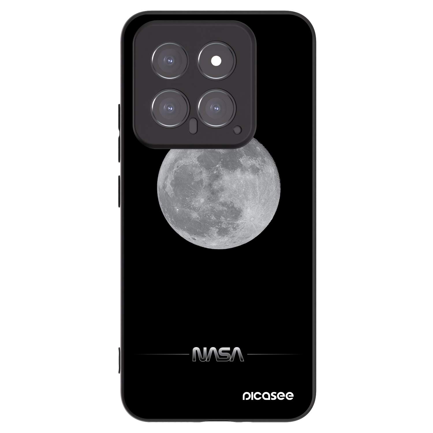 Picasee husă neagră din silicon pentru Xiaomi 14 - Moon Minimal