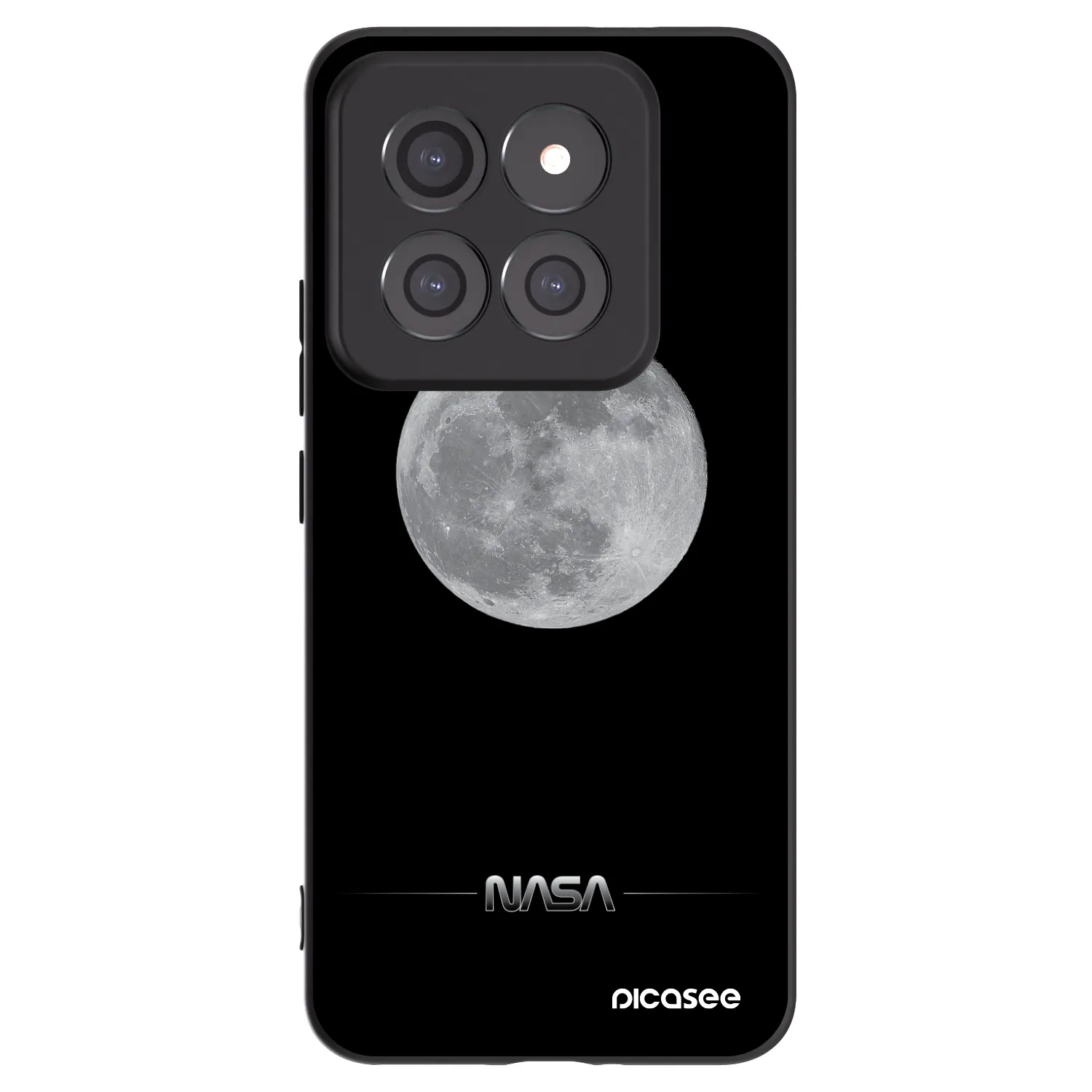 Picasee husă neagră din silicon pentru Xiaomi 14 Pro - Moon Minimal