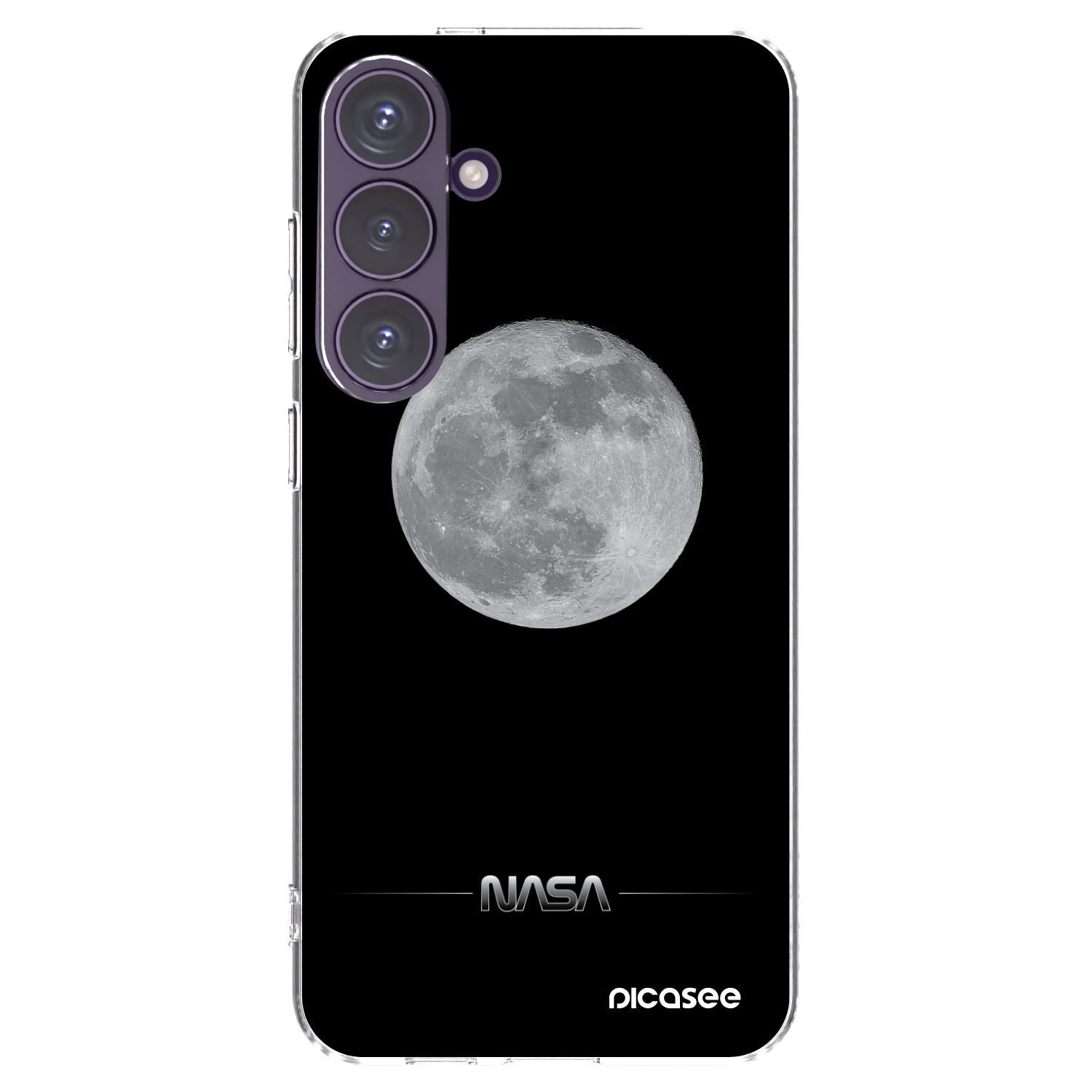 Picasee husă transparentă din silicon pentru Samsung Galaxy S24+ S926B 5G - Moon Minimal