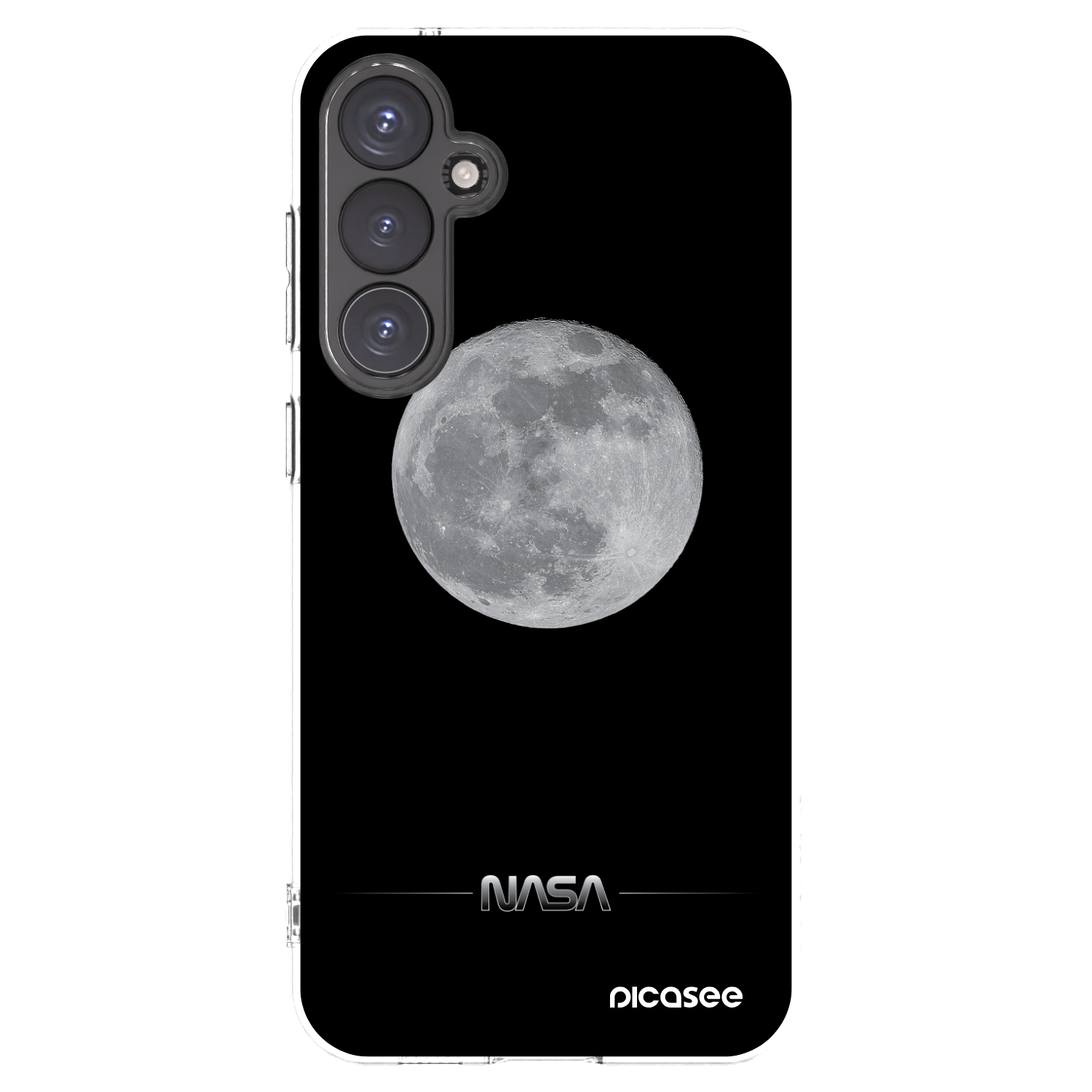 Picasee husă transparentă din silicon pentru Samsung Galaxy S23 FE S711B - Moon Minimal