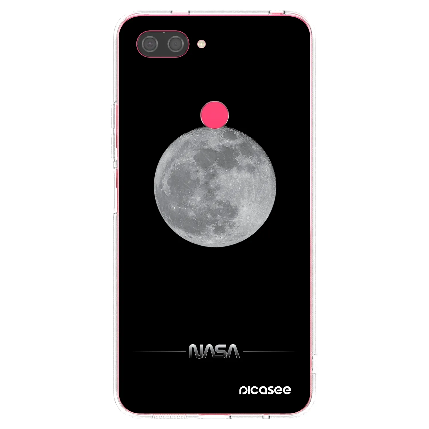 Picasee husă transparentă din silicon pentru Xiaomi Mi 8 Lite - Moon Minimal