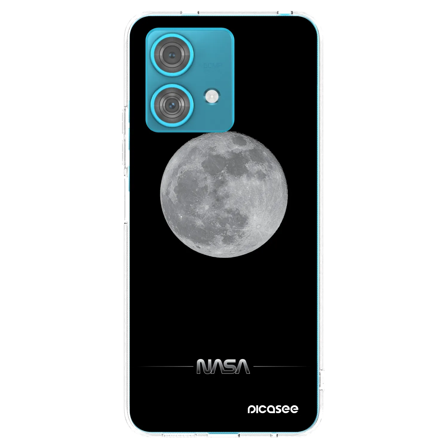 Picasee husă transparentă din silicon pentru Motorola Edge 40 Neo - Moon Minimal