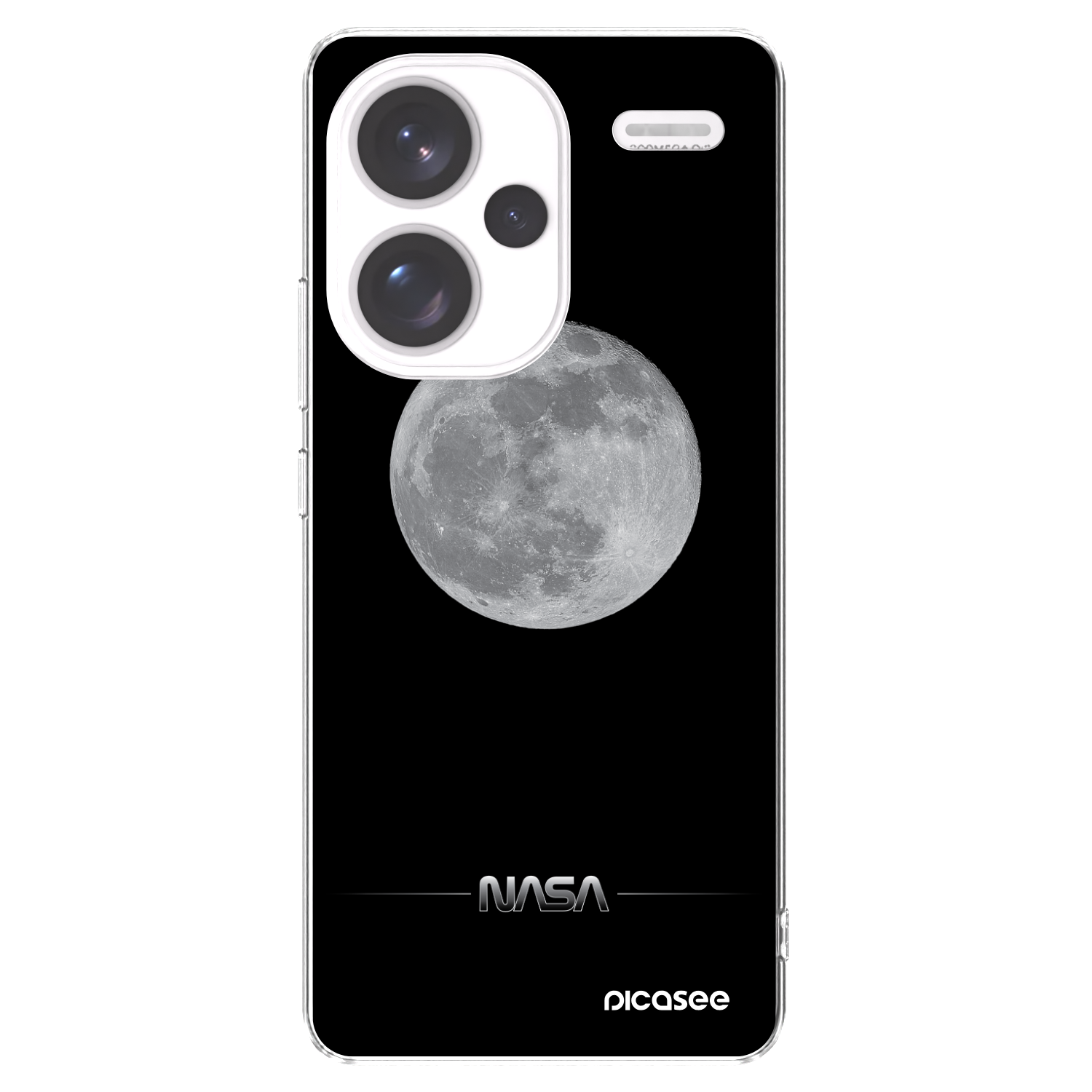Picasee husă transparentă din silicon pentru Xiaomi Redmi Note 13 Pro+ 5G - Moon Minimal