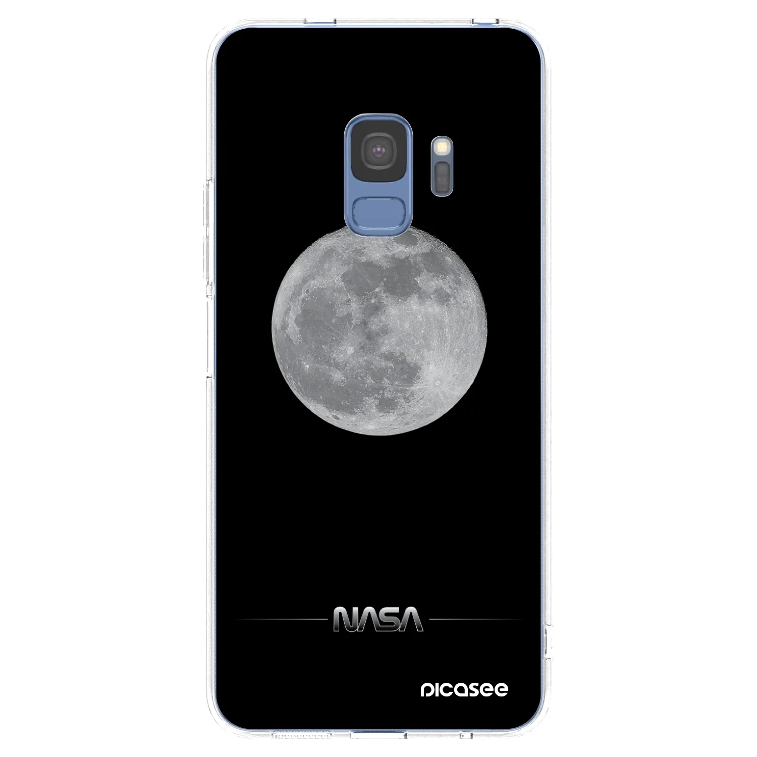 Picasee husă transparentă din silicon pentru Samsung Galaxy S9 G960F - Moon Minimal