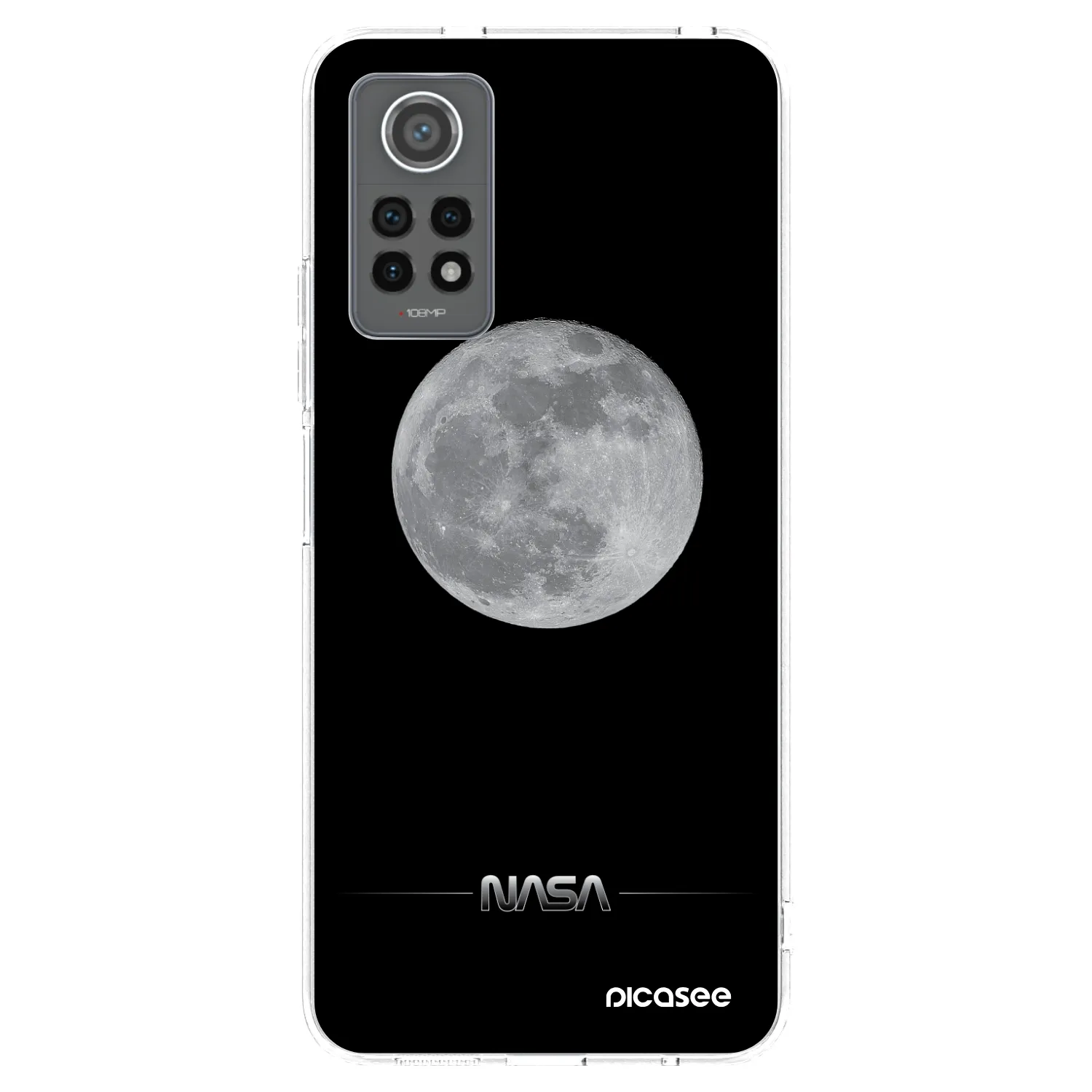 Picasee husă transparentă din silicon pentru Xiaomi Redmi Note 12 Pro 4G - Moon Minimal