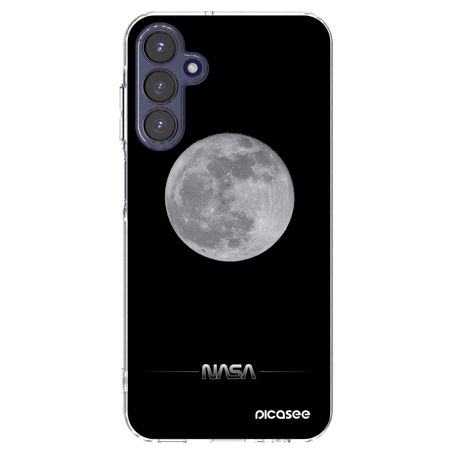 Picasee husă transparentă din silicon pentru Samsung Galaxy A15 A155F 4G - Moon Minimal