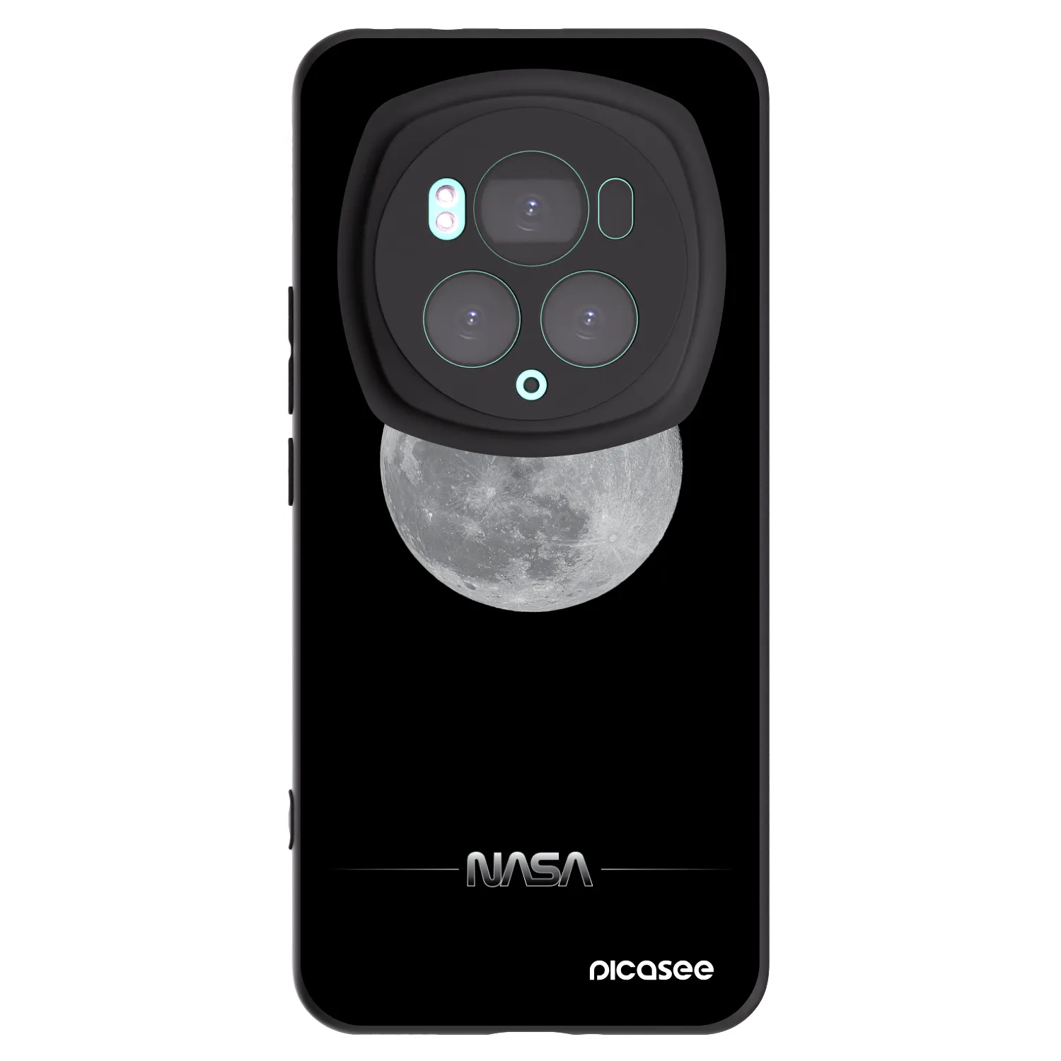 Picasee husă neagră din silicon pentru Honor Magic6 Pro - Moon Minimal
